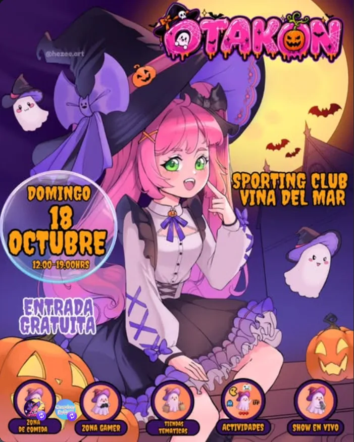 Afiche oficial Otakon Halloween